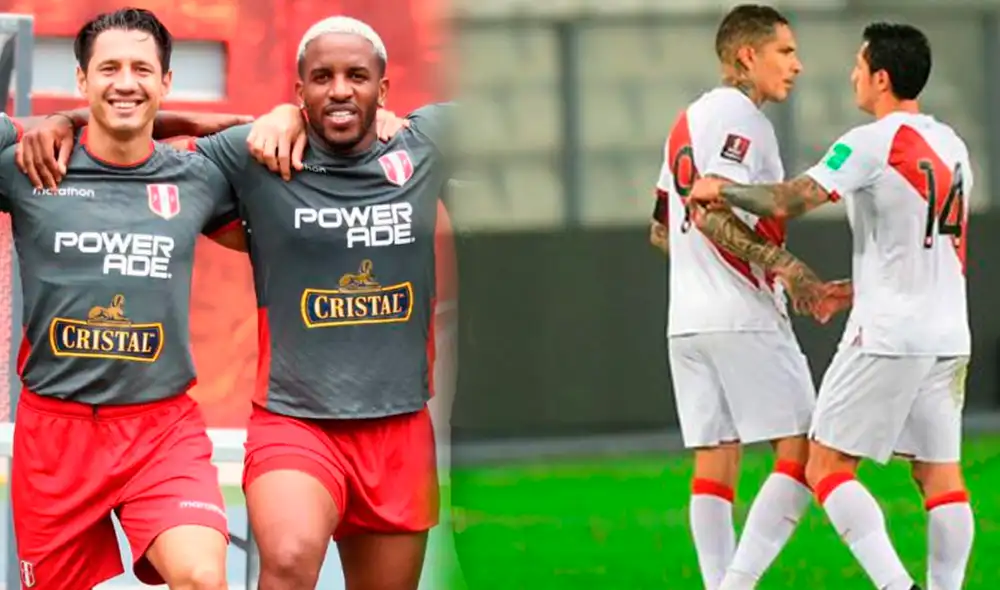 Gianluca Lapadula expresó su admiración hacia Jefferson Farfán y Paolo Guerrero. Foto: selección peruana/composición