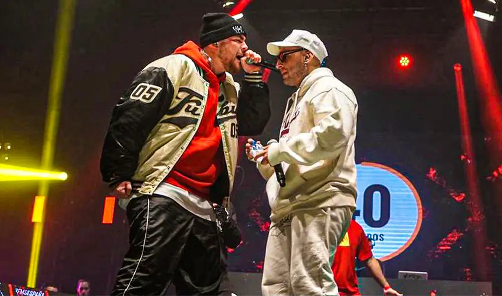 Mnak y Blon enfrentándose en la fecha 1 de la temporada 4. Foto: Urban Roosters Mnak y Blon enfrentándose en la fecha 1 de la temporada 4. Foto: Urban Roosters