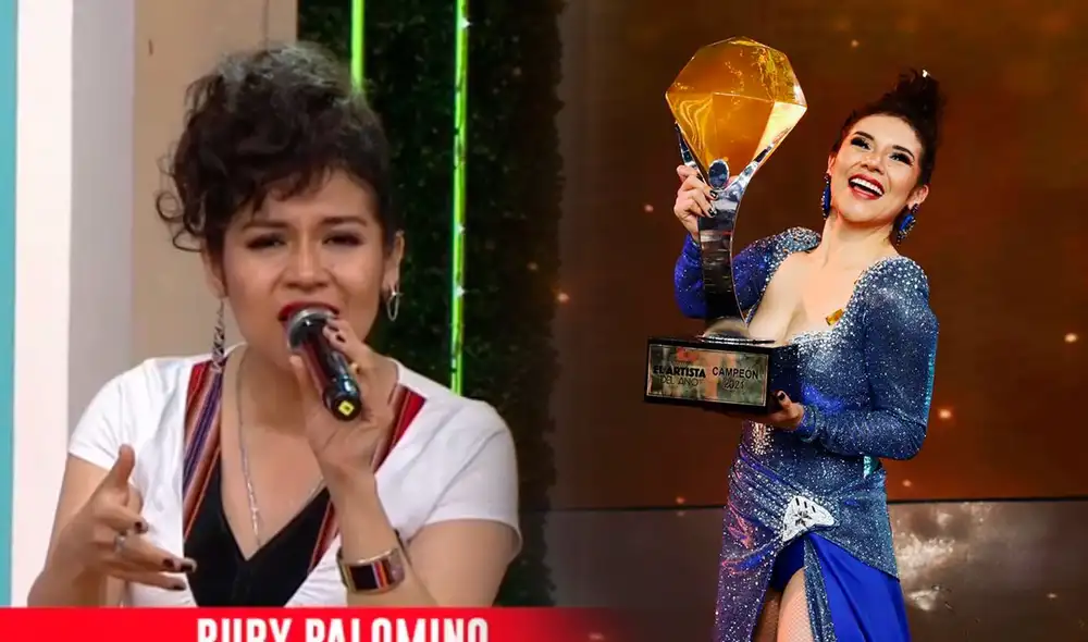 Ruby Palomino expresó su amor por la música peruana y contó por qué es su sello artístico. Foto: captura/América TV