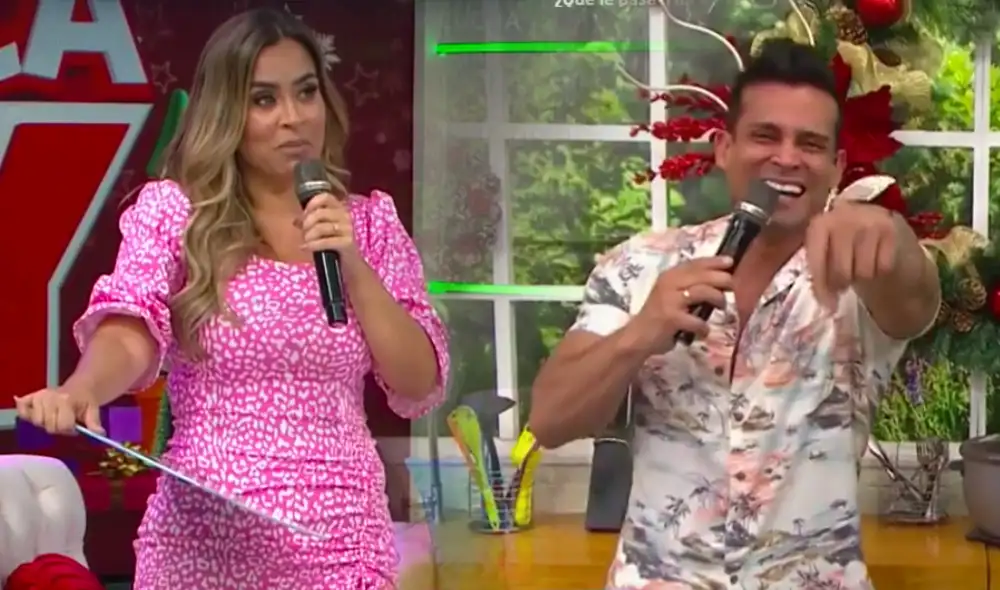 Los conductores de América hoy le recordaron a Ethel Pozo que vive en el vecindario Las Casuarinas de Surco. Foto: captura América TV