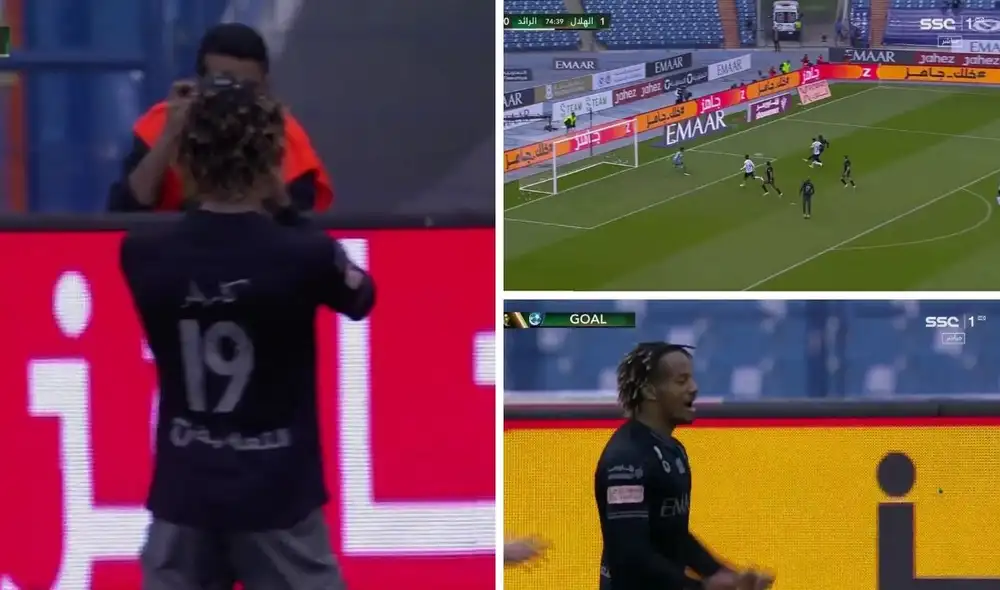 Gol de Carrillo en la Copa del Rey Saudí. Foto: captura SSC Sports. Gol de Carrillo en la Copa del Rey Saudí. Foto: captura SSC Sports.