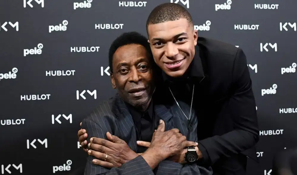 Pelé y Mbappé lograron se campeones del mundo con sus respectivas selecciones antes de los 20 años. Foto: Pelé