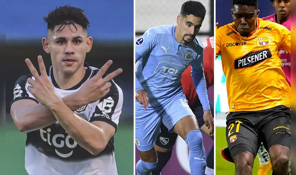 Olimpia fue tres veces campeón del torneo, Barcelona llegó a una final en los 90' y Montevideo City Torque hará su debut en la competición. Foto: composición/GLR