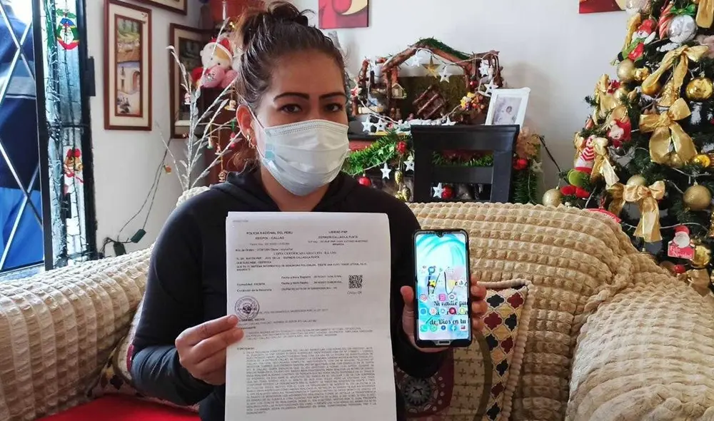 Sandra Andrea Antón Chinga exige la devolución de su dinero. Foto: Mary Luz Aranda/URPI-LR Sandra Andrea Antón Chinga exige la devolución de su dinero. Foto: Mary Luz Aranda/URPI-LR