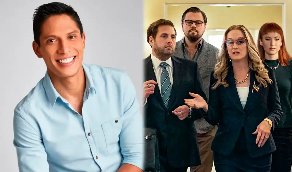 André Silva revela cómo grabó escena de la película No miren arriba. Foto: Instagram / Facebook