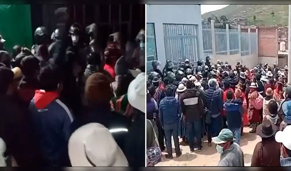 Comuneros exigen a las autoridades una intensa investigación. Foto: Captura Radio Asillo Comuneros exigen a las autoridades una intensa investigación. Foto: Captura Radio Asillo