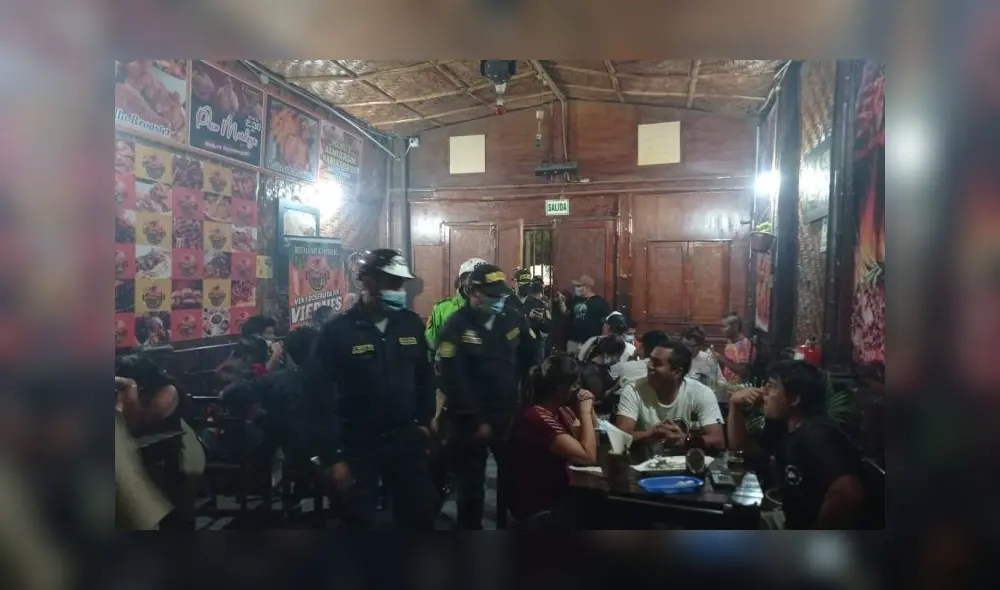 Ciudadanos se encontraban en locales pese al toque de queda en las provincias. Foto: MPS