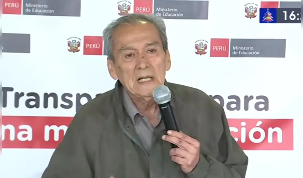 Carlos Gallardo: "Vamos a seguir trabajando por la educación". Foto: Canal N