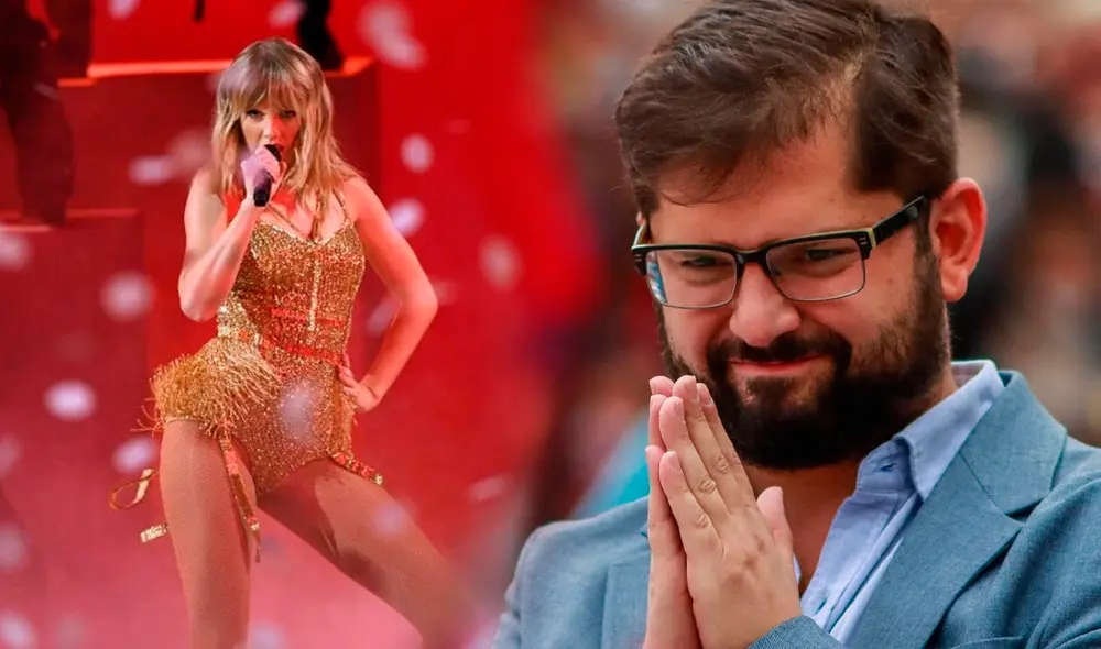 El octavo álbum de Taylor Swift fue el favorito de Gabriel Boric durante el primer año de pandemia. Foto: composición/AFP/Europa Press El octavo álbum de Taylor Swift fue el favorito de Gabriel Boric durante el primer año de pandemia. Foto: composición/AFP/Europa Press