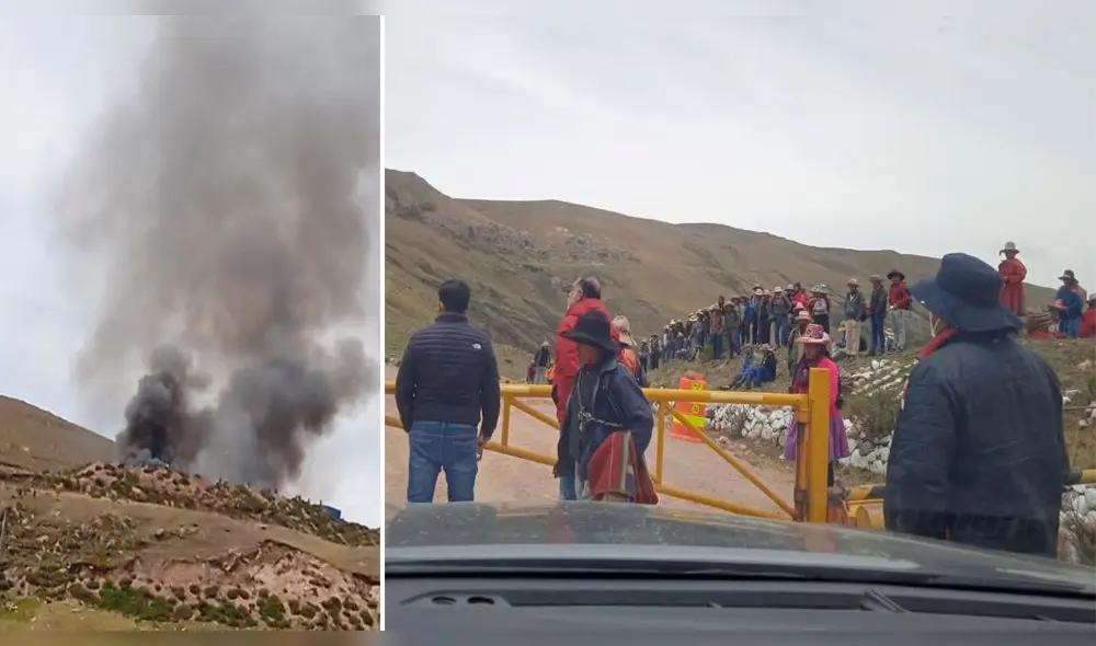 Informes policiales advierten de daños cuantiosos en el campamento. Foto: Comunidad de Pullaqta