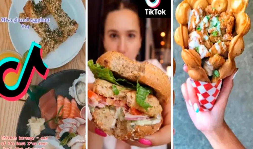 El menú de estos puntos se basará en las recetas de comida más virales de la plataforma. Foto: captura/La Razón-México