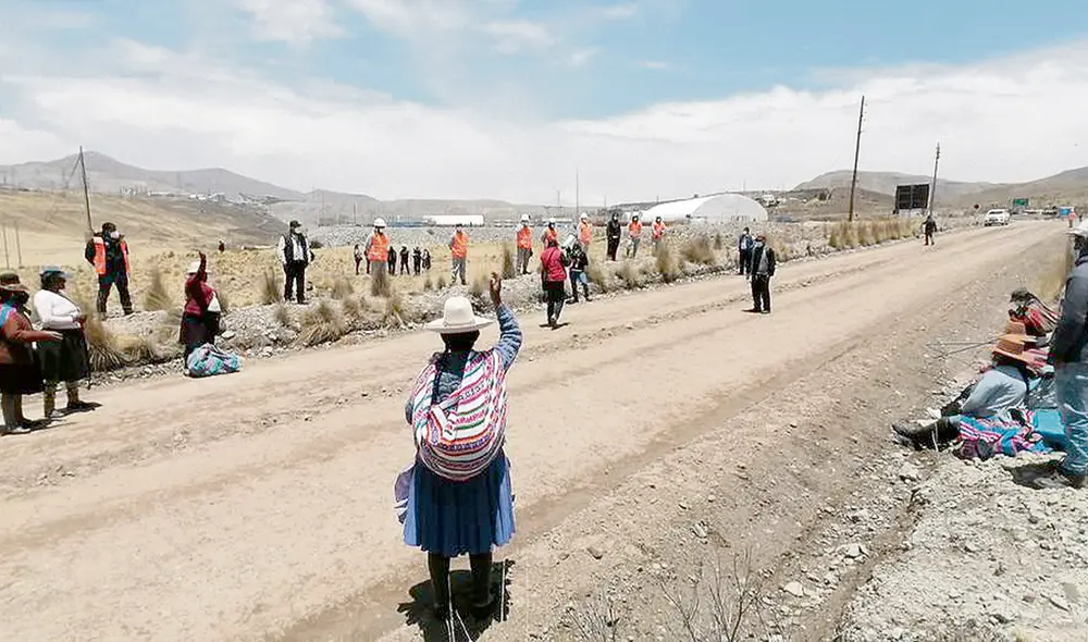 Sin humo blanco. La minera se relaciona con más de 70 comunidades, y afirma que las expectativas de la población exceden sus capacidades operativas. Foto: difusión
