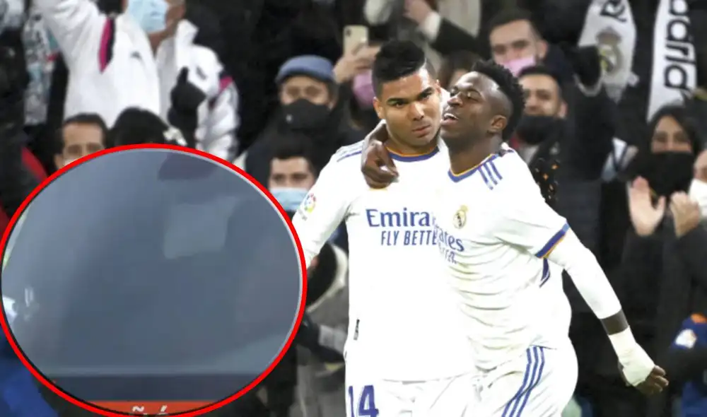 Real Madrid y Vinicius salieron de los entrenamientos del Real Madrid cuando sucedió el incidente. Foto: Deportes Cuatro/EFE