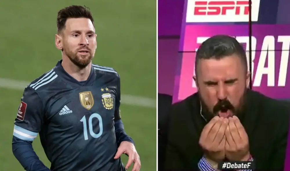 Messi ganó la Copa América en la final ante Brasil, y Álvaro Morales criticó la actuación de la 'Pulga'. Foto: composición captura Debate F Messi ganó la Copa América en la final ante Brasil, y Álvaro Morales criticó la actuación de la 'Pulga'. Foto: composición captura Debate F