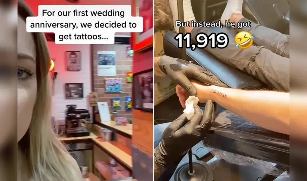 La pareja del sujeto decidió compartir su peculiar historia. Foto: captura de TikTok