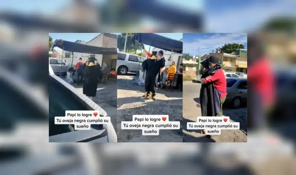 El emotivo momento acumula miles de reproducciones en redes sociales. Foto: captura de TikTok El emotivo momento acumula miles de reproducciones en redes sociales. Foto: captura de TikTok