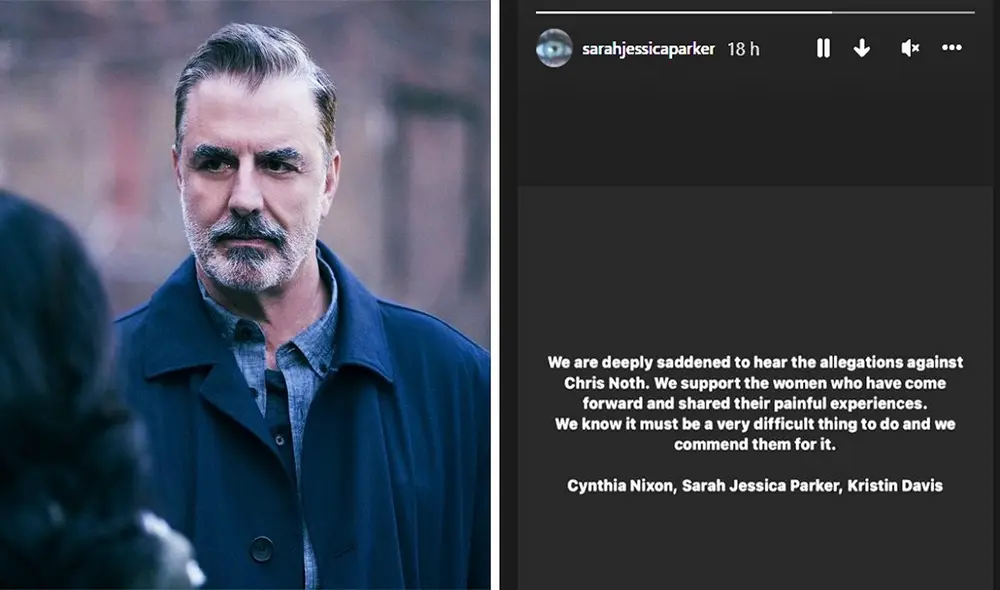 Chris Noth solo aparecerá en un episodio más de The equalizer, con el que cerrará su paso por la trama. Foto: Instagram/@chrisnothofficial/@sarahjessicaparker Chris Noth solo aparecerá en un episodio más de The equalizer, con el que cerrará su paso por la trama. Foto: Instagram/@chrisnothofficial/@sarahjessicaparker