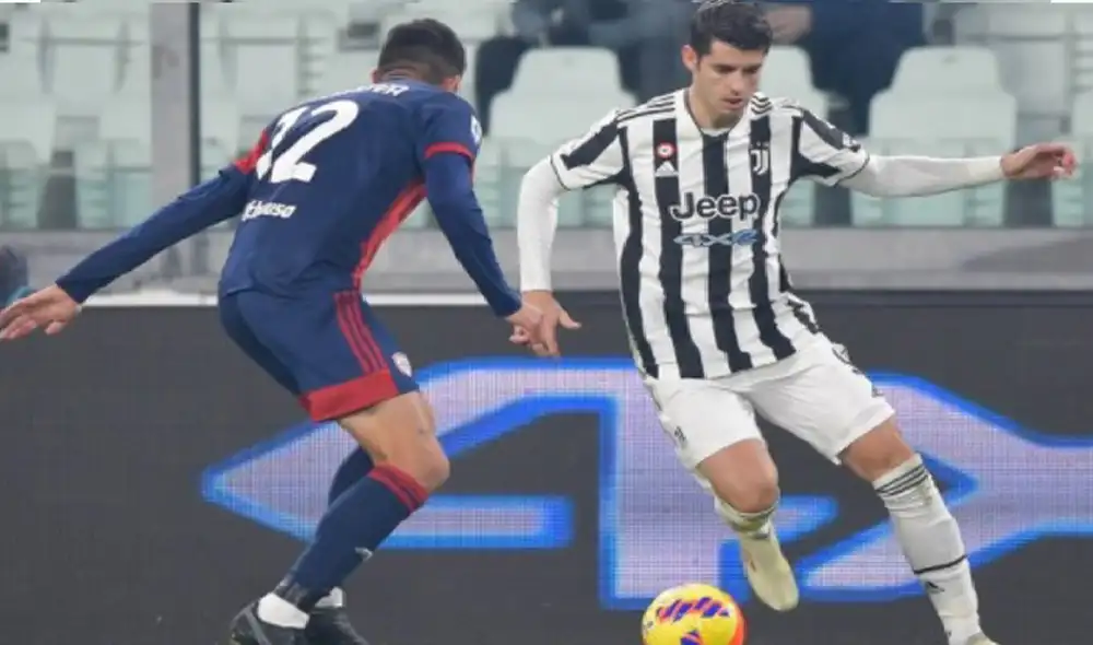Juventus se pone en ventaja en los primeros 45 minutos ante Cagliaria. Foto: @juventusfc