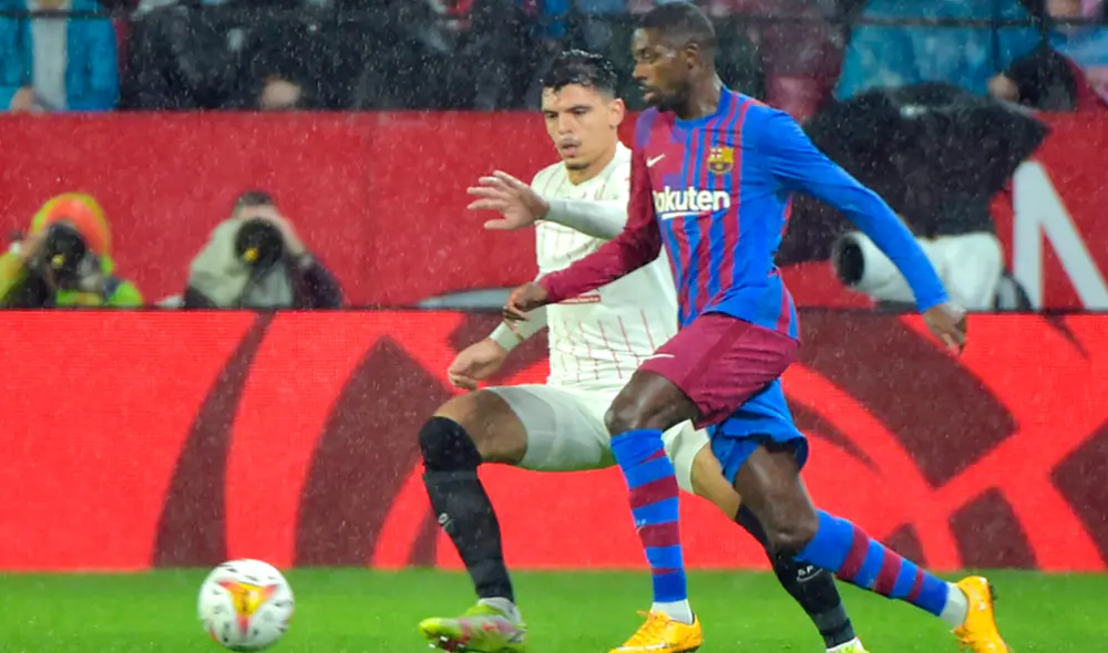Barcelona y Sevilla igualan en partido pendiente por LaLiga Santander 2021-22. Foto: AFP Barcelona y Sevilla igualan en partido pendiente por LaLiga Santander 2021-22. Foto: AFP