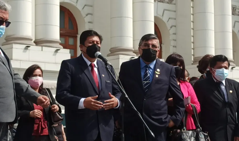 Waldemar Cerrón no descartó que un congresista de Perú Libre sea el titular del Minedu, Foto: Jessica Merino/ URPI-LR