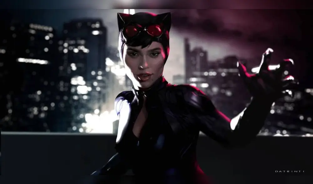 Zoë Kravitz: "Observamos a gatos y a leones y cómo pelean, y hablamos acerca de lo que realmente puedes hacer cuando tienes mi tamaño y Batman es mucho más grande que yo". Foto: Warner Bros.