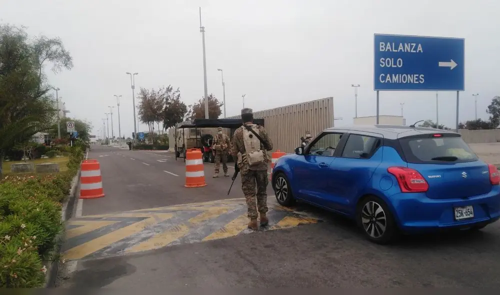 Control en Santa Rosa. Foto: La República