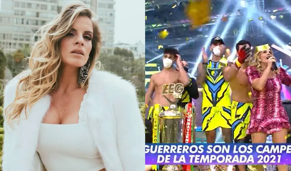 Alejandra Baigorria en desacuerdo con el triunfo de los 'guerreros'. Foto: composición/ Instagram/ captura de América TV Alejandra Baigorria en desacuerdo con el triunfo de los 'guerreros'. Foto: composición/ Instagram/ captura de América TV