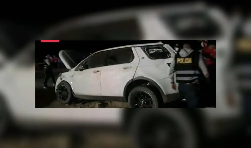 Investigan las causas del accidente de tránsito. Foto: PNP Investigan las causas del accidente de tránsito. Foto: PNP