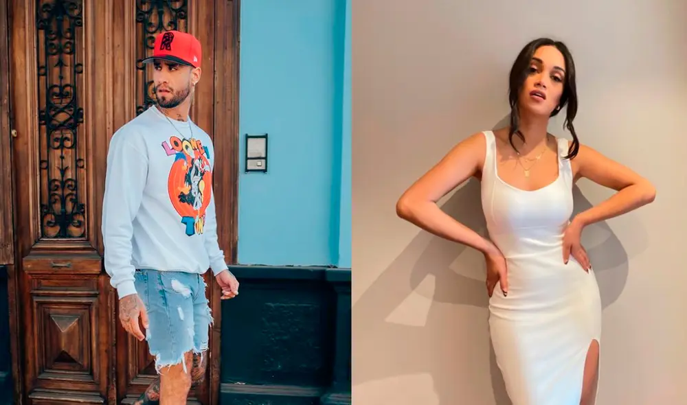 Jota Benz tiene planeado tatuarse en una de sus piernas a su descendencia. Foto: composición: Jota Benz, Angie Arizaga/Instagram.