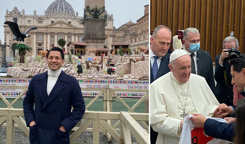 Lapadula lleva dos goles con Perú en las eliminatorias sudamericanas. Foto: composición/ Nela C twitter