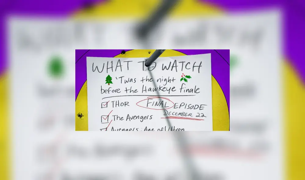 La serie Hawkeye muestra como la muerte de Natasha Romanoff afectó a los personajes. Foto: captura Twitter La serie Hawkeye muestra como la muerte de Natasha Romanoff afectó a los personajes. Foto: captura Twitter