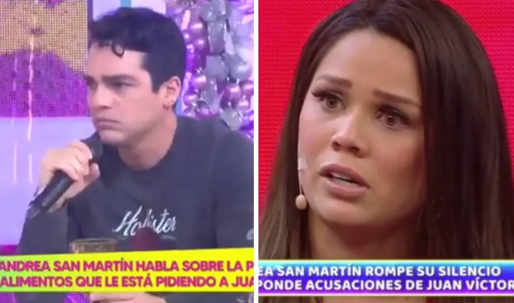 Juan Víctor estuvo como invitado en Amor y fuego. Foto: capturas de Willax y ATV