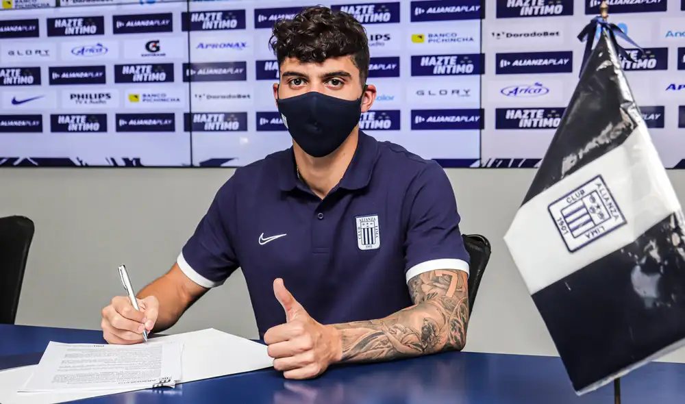 Franco Zanelatto tiene tres temporadas como jugador profesional. Foto: Twitter Alianza Lima