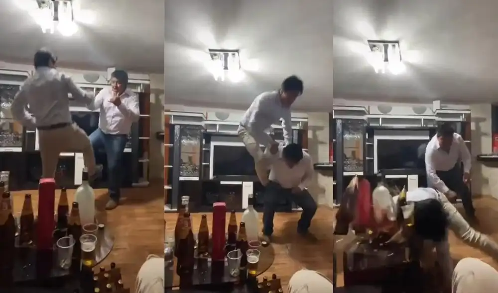 El video compartido por @fabrimaxdeo tuvo miles de comentarios y los usuarios bromearon sobre la escena al enterarse que nadie había salido herido. Foto: captura de TikTok.