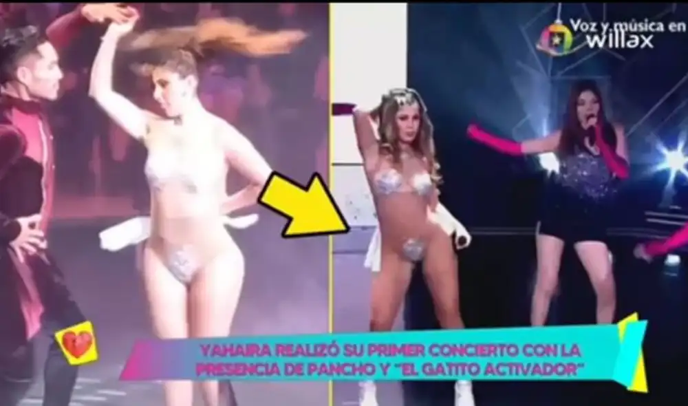Yahaira Plasencia repitió el vestuario de El artista del año en su último show. Foto: Willax Yahaira Plasencia repitió el vestuario de El artista del año en su último show. Foto: Willax
