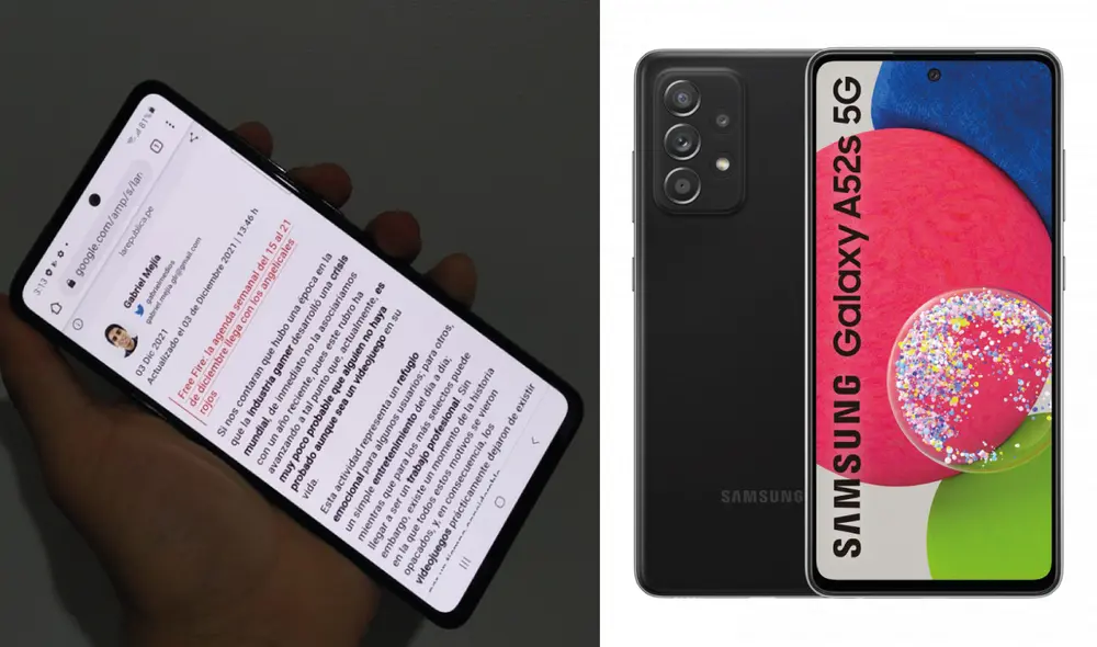 Conoce en esta reseña todo lo que necesitas saber sobre este equipo de Samsung con tecnología 5G. Foto: composición/Gabriel Mejía.