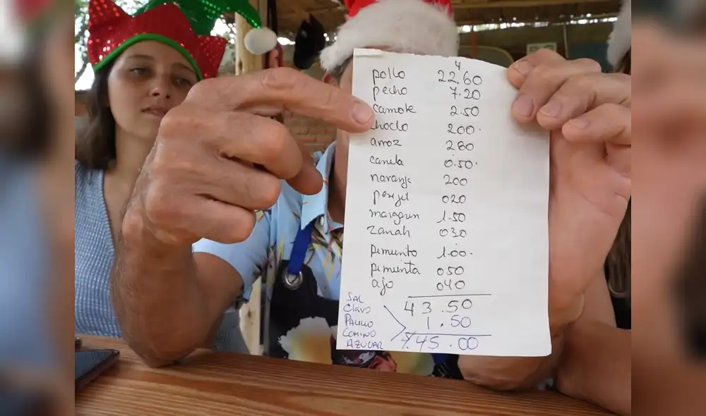 Los seguidores del cocinero lo felicitaron por preparar recetas económicas. Foto: captura de YouTube Los seguidores del cocinero lo felicitaron por preparar recetas económicas. Foto: captura de YouTube