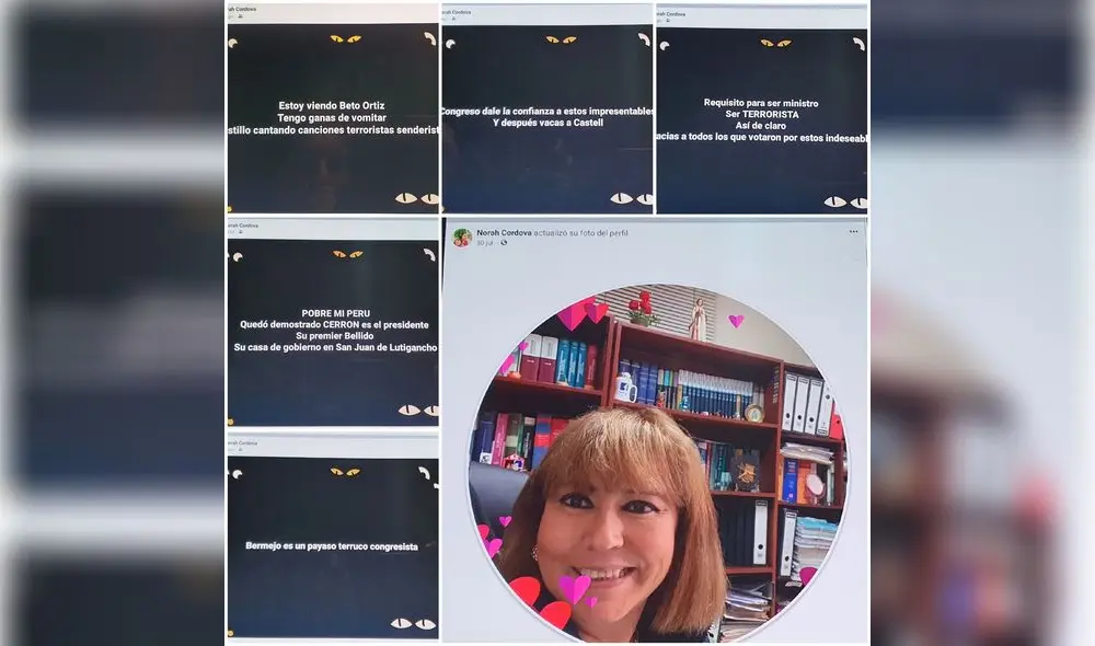 La fiscal considera que el presidente Castillo es un terrorista y se ha pronunciado a favor de la vacancia