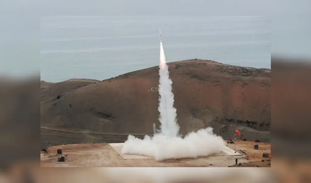 Ministro de Defensa supervisó el lanzamiento de la nave. Foto: COVIDA Ministro de Defensa supervisó el lanzamiento de la nave. Foto: COVIDA
