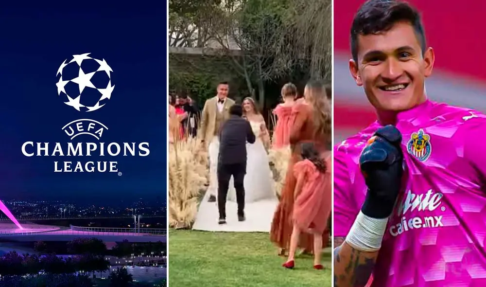 Raúl Gudiño juega en el Chivas desde la temporada 2018-2019 de la Liga MX. Foto: composición GLR Raúl Gudiño juega en el Chivas desde la temporada 2018-2019 de la Liga MX. Foto: composición GLR