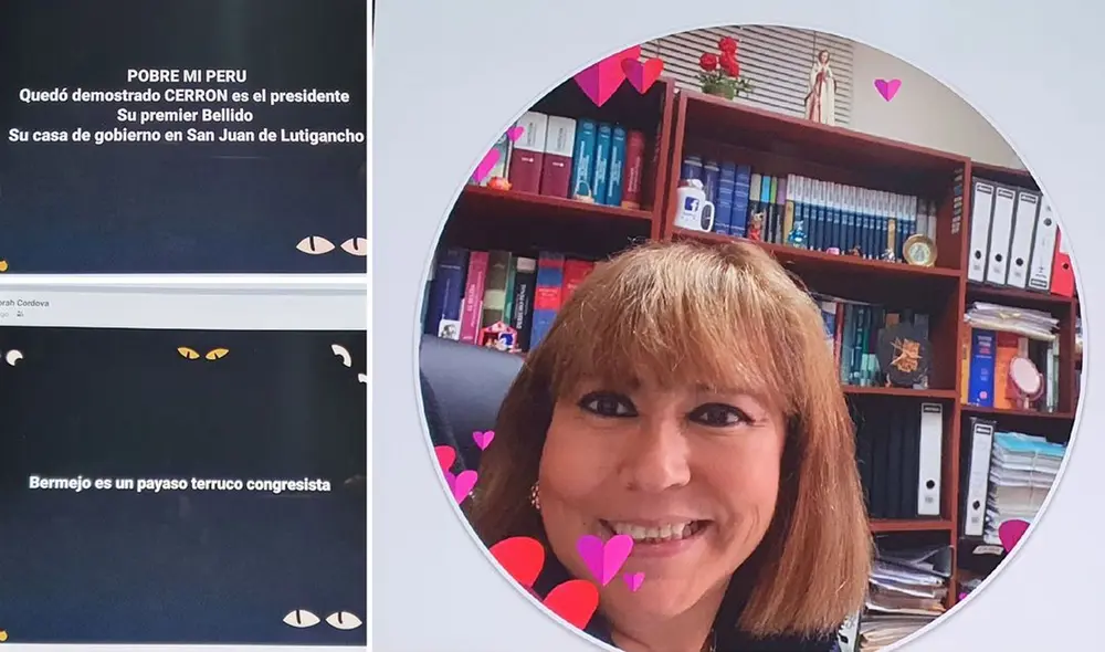 La fiscal considera que el presidente Castillo es un terrorista y se ha pronunciado a favor de la vacancia. Foto: composición/difusión La fiscal considera que el presidente Castillo es un terrorista y se ha pronunciado a favor de la vacancia. Foto: composición/difusión