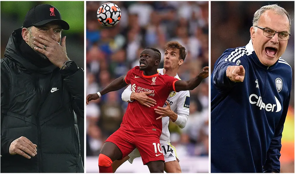 El último duelo entre Liverpool vs. Leeds acabó a favor de los reds por 3-0. Foto: composición/AFP