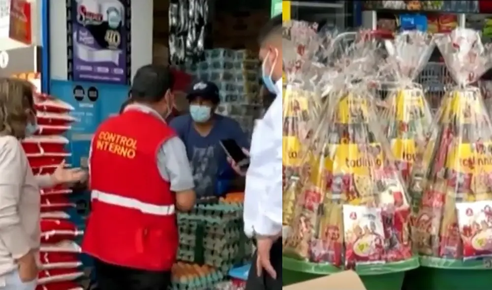 Vecinos se acercaron al mercado Unicachi para denunciarla la estafa. Foto: captura de América TV
