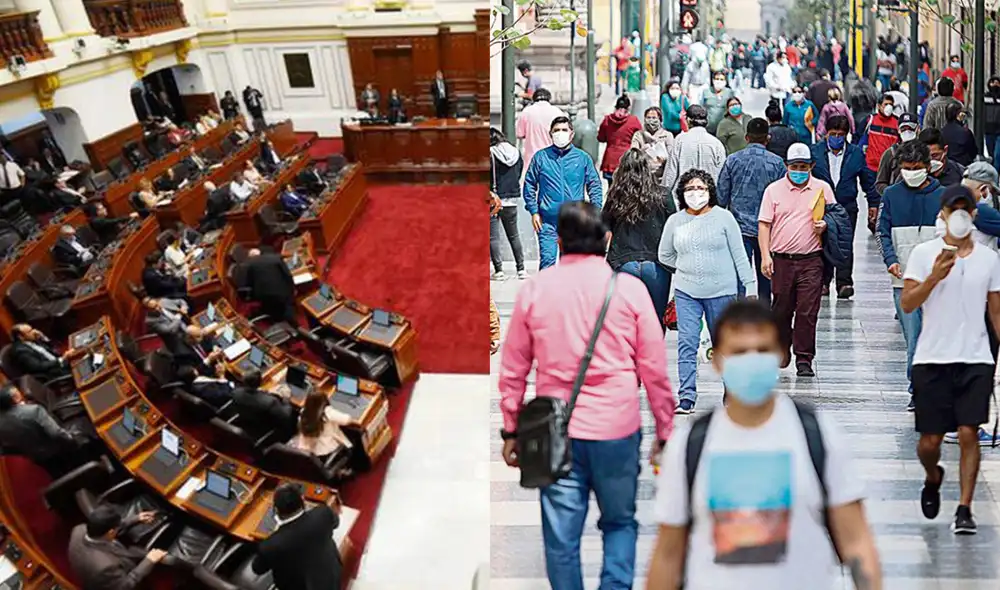 El congresista Jorge Flores de Acción Popular propone declarar Día del Peatón el tercer domingo de setiembre de cada año. Foto: composición/GLR