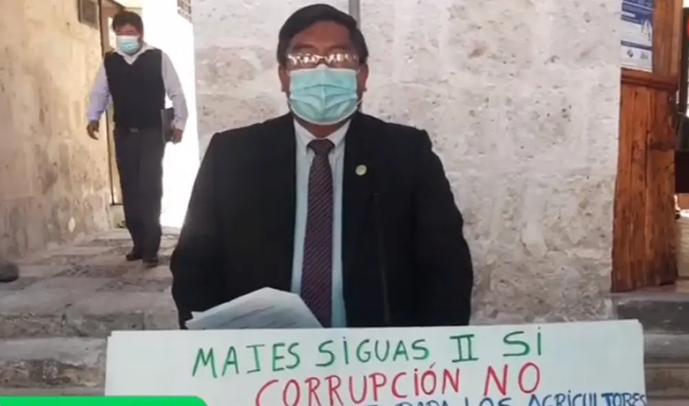 Consejero Hancco manifiesta que vacancia de cinco de sus colegas debe debatirse la próxima semana. Foto: Captura La República Sur