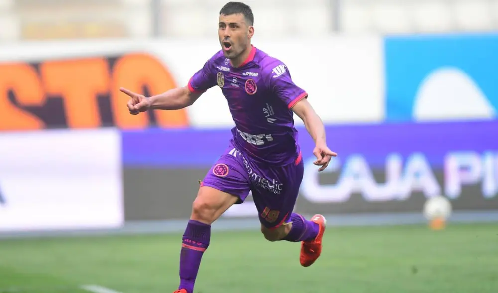 En el 2021, Sebastián Penco anotó un total de seis goles. Foto: Liga 1 En el 2021, Sebastián Penco anotó un total de seis goles. Foto: Liga 1