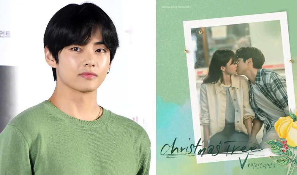Taehyung de BTS regresa a los OST con "Christmas tree" para el K-drama Our beloved summer. Foto: composición La República/OSEN/SBS