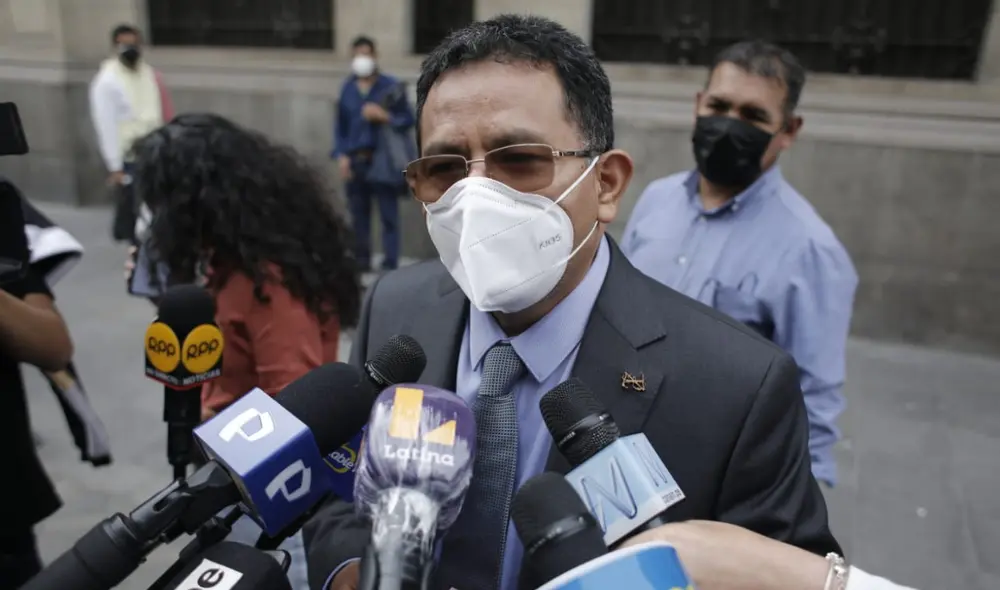 Eduardo Pachas ejerce la defensa del presidente de la República Pedro Castillo. Foto: Antonio Melgarejo/La República