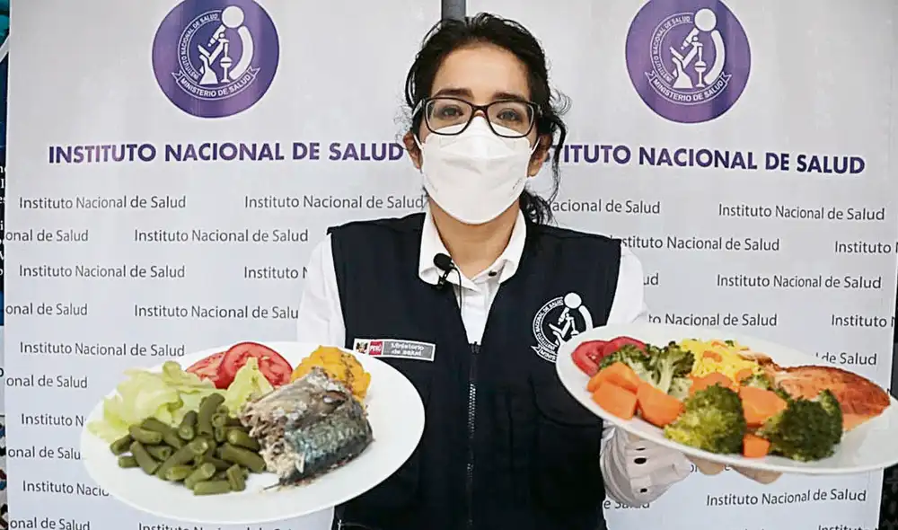 Rico y sano. Se debe combinar ensaladas con carnes y harinas, señala Gisella Mauricio del INS. Foto: difusión