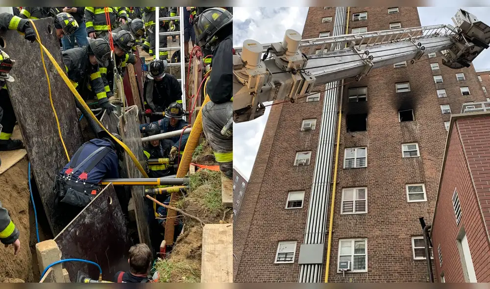 Un video viral muestra lo cerca que estuvieron de la muerte dos adolescentes atrapados en un incendio. Video: Twitter / @GoodNewsCorres1